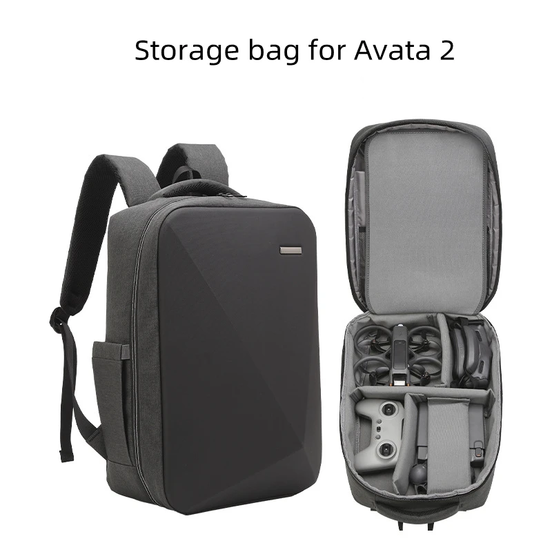 

Gray Organizer Bag For Dji Avata 2 Storage Bag For Goggles 3 Large Capacity Backpack