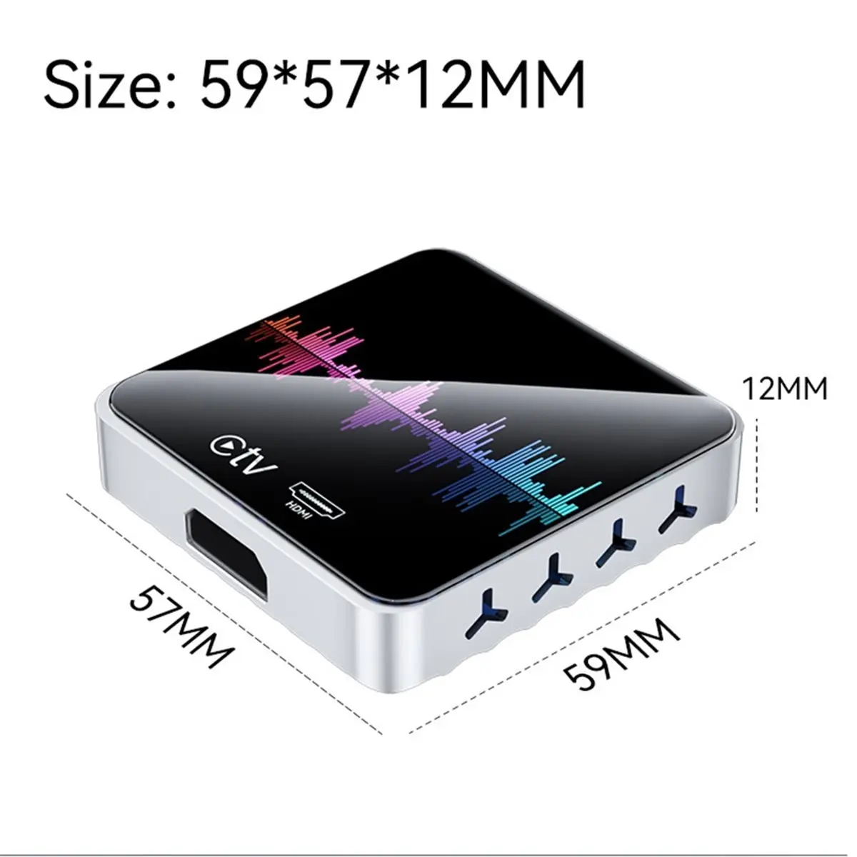 Punctual- Wireless CarPlay AI BOX Android Auto+Carplay Dual-Band 5G WiFi with HDMI-Compatible Video Output 4K HD CarPlay Adapter
