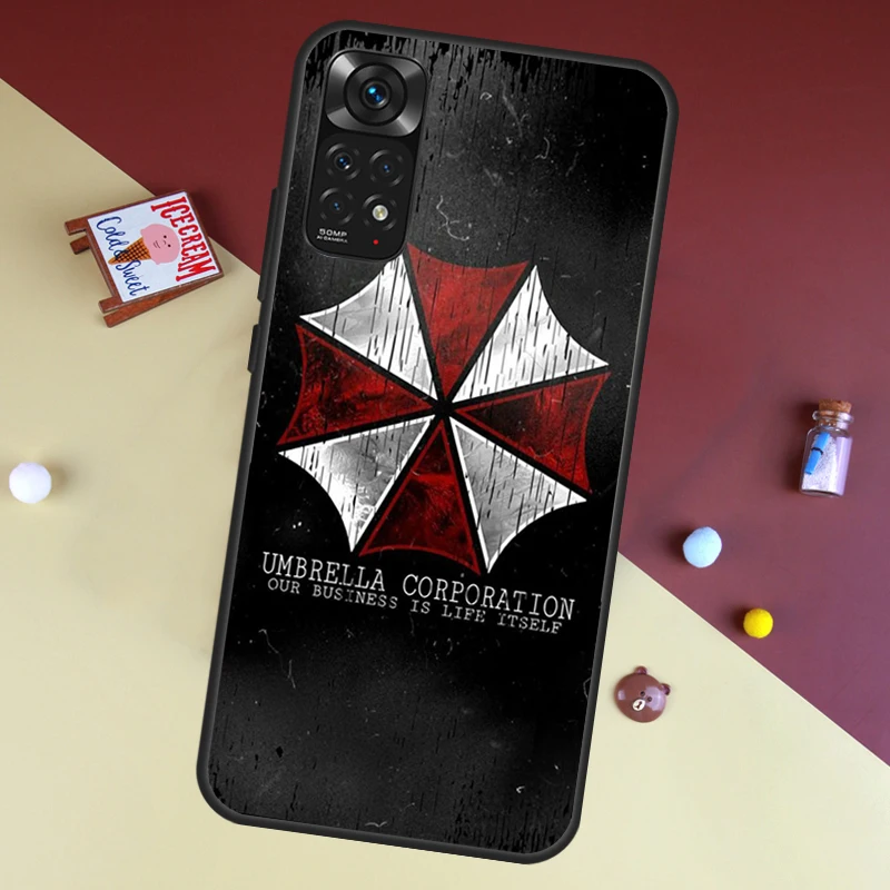 Custodia Umbrella Corporation per Redmi Note 11 Pro Redmi Note 10 Pro 9 8 12 9S 10S 11S Redmi 10 9 9A 9C 10C Coque