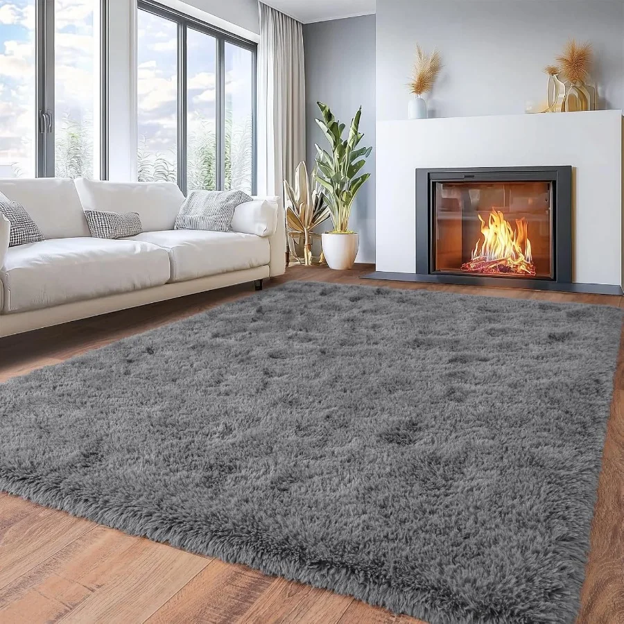 

Area Rugs for Living Room 6x9 Ultra Soft Fluffy Rug for Bedroom Modern Shaggy Carpets Fuzzy Rug for Girls Boys Room Home Indoor