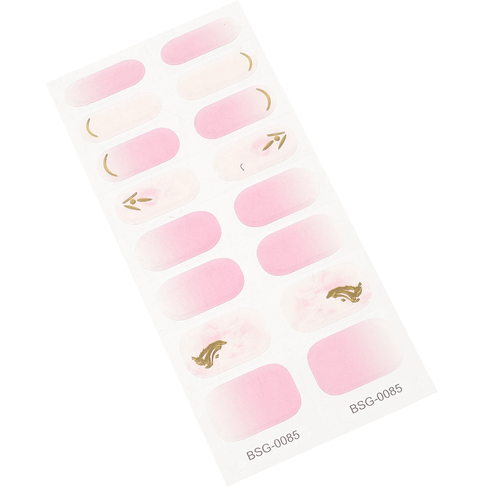 

Gel Nail Stickers Semi Cured UV Strips Decorative French Manicure DIY Kits Gel Nails Stickers Home Use Party Dating Cosplay