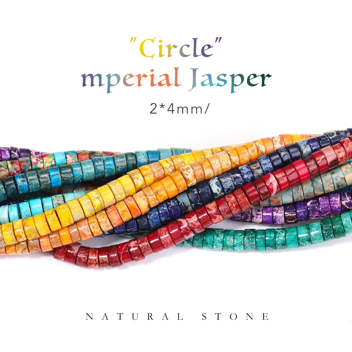 Imperial Turquoise Flat Round Loose Spacer Beads for Jewelry Making DIY Bracelet Necklace Couple Gift Turquesa Imperial