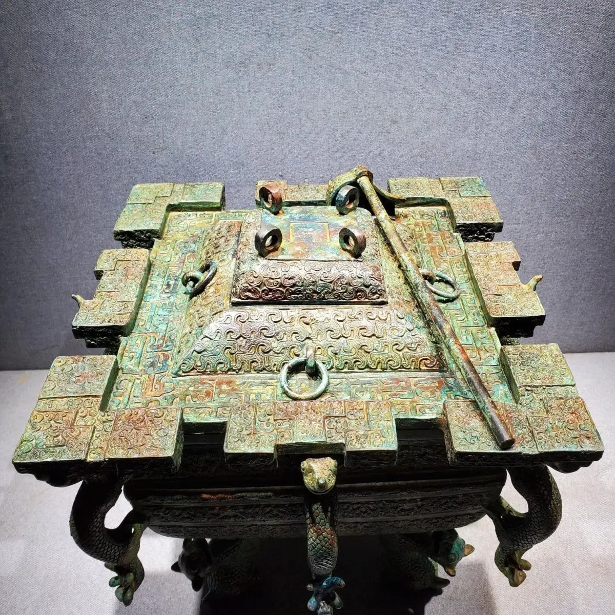 Warring States Bronze Zeng Marquis Yi Ice Kam Antique Antique Refrigerator Collection