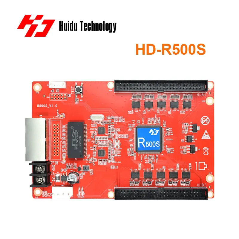 Kartu Penerima LED HD Huidu R708 R712 R716 R732 R500S Digunakan untuk Layar LED dengan Piksel Halus