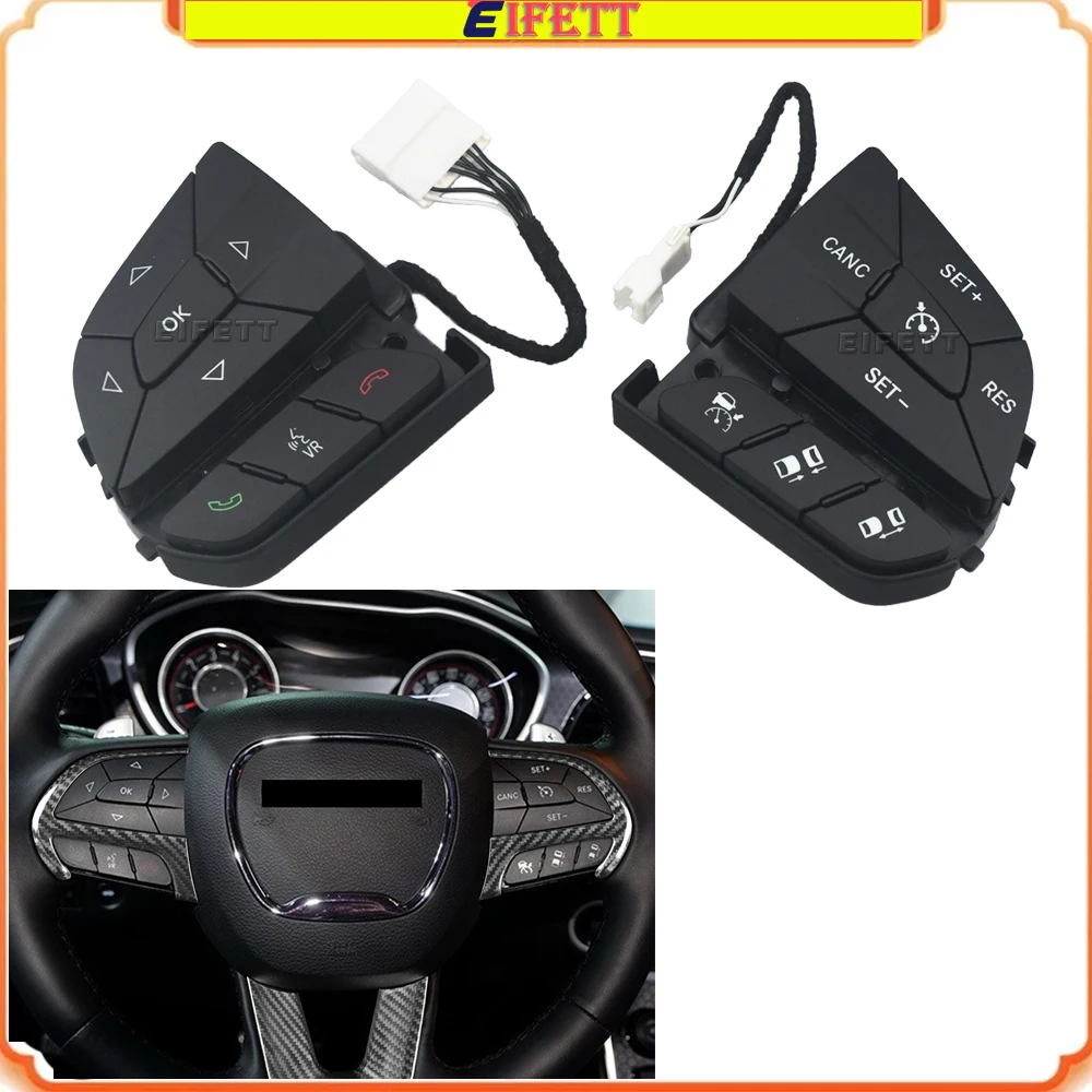 

68321893AA 68146856AC Многофункциональный аудиопереключатель рулевого колеса для Dodge Jeep 2014 2015 2016 2017 2018