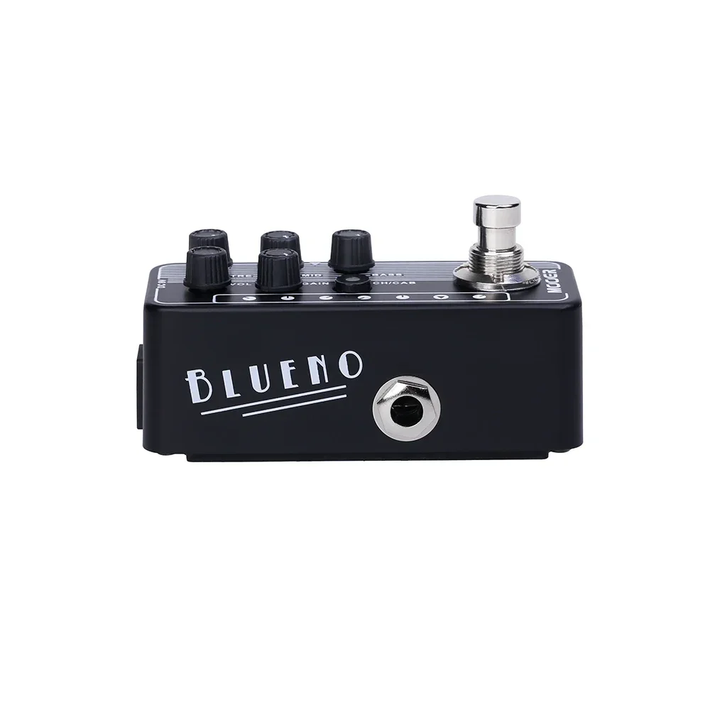 MOOER Blueno Guitar Effect Pedal Dual Channel Digital Micro Preamp Speaker Cabinet Simulation Pedal Electric Guitar Accessories
