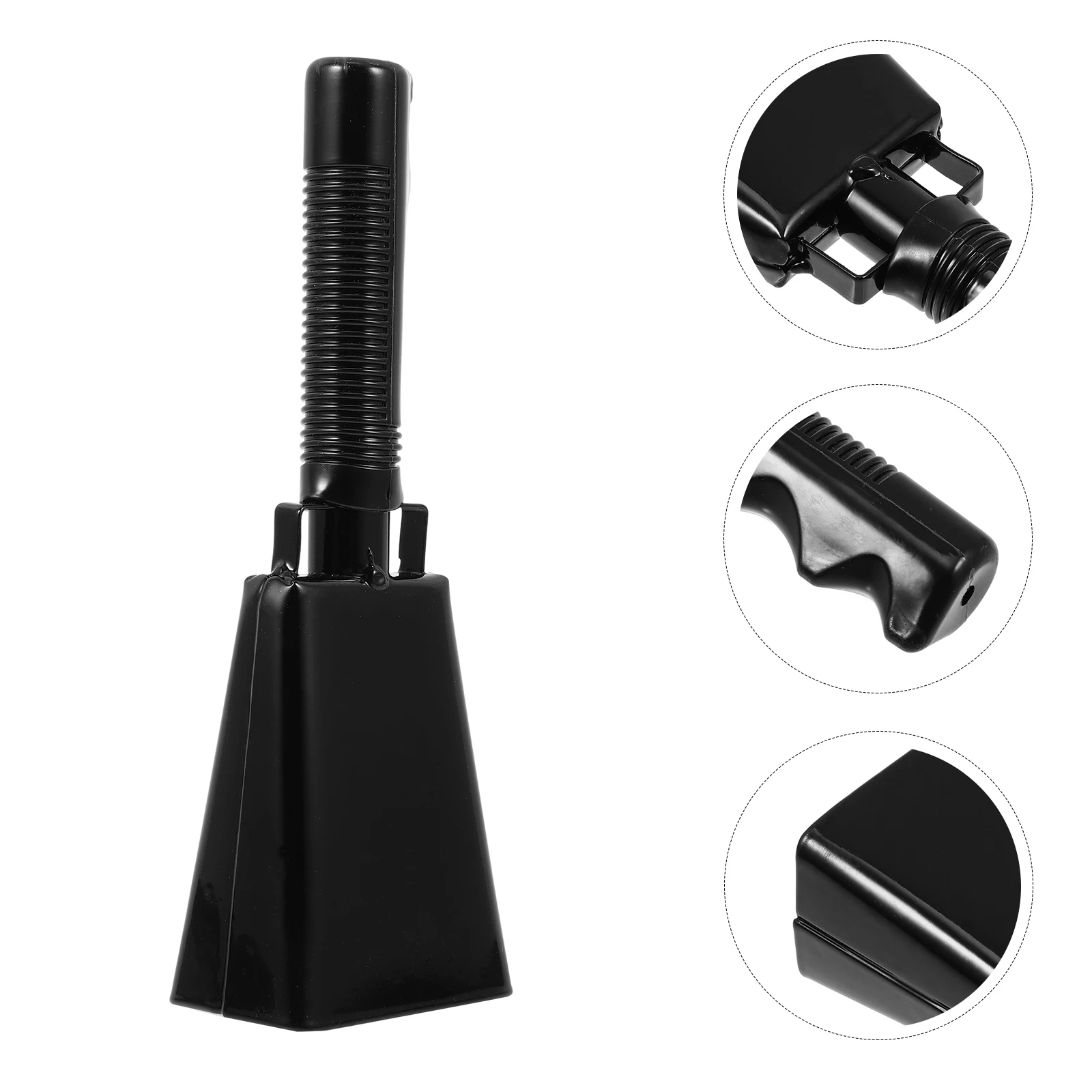 

Professional Cowbell Percussion Musical Instrument Durable Metal Cow Bell Handle Early Music Education Interactive