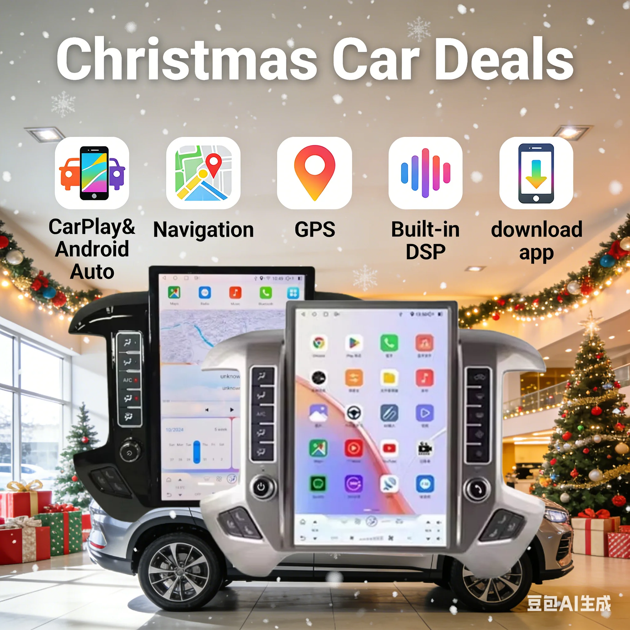 

14.5 Inch For Chevrolet Silverado GMC Sierra 2013-2020 Wireless CarPlay Android auto Car Radio Multimedia Video Player 4G GPS