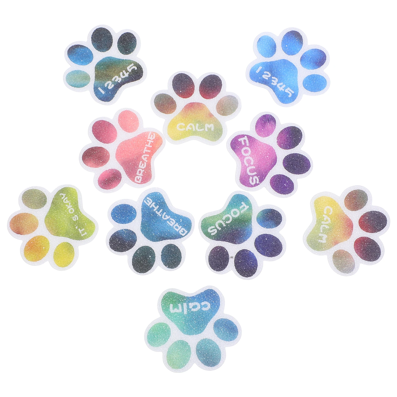 

Sensory Stickers for Kids Calming Texture Striped Pebble Pattern Reliever Fidget Stickers Easy