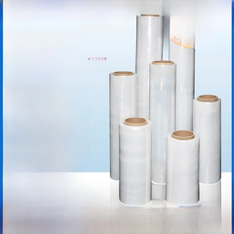 

Transparent PE Stretch Wrap Film Large Roll Industrial Plastic Paaging Film for Moving And very Sealant Wrap