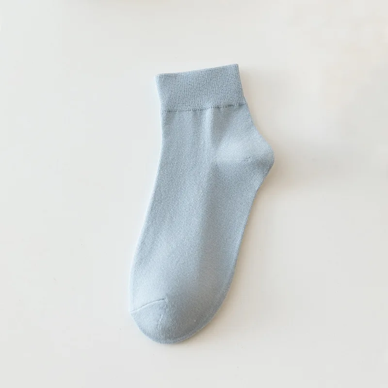 Effen gekleurde sokken, ademende, zachte zweetsokken voor dagelijks en buitengebruik, dames- en herensokken