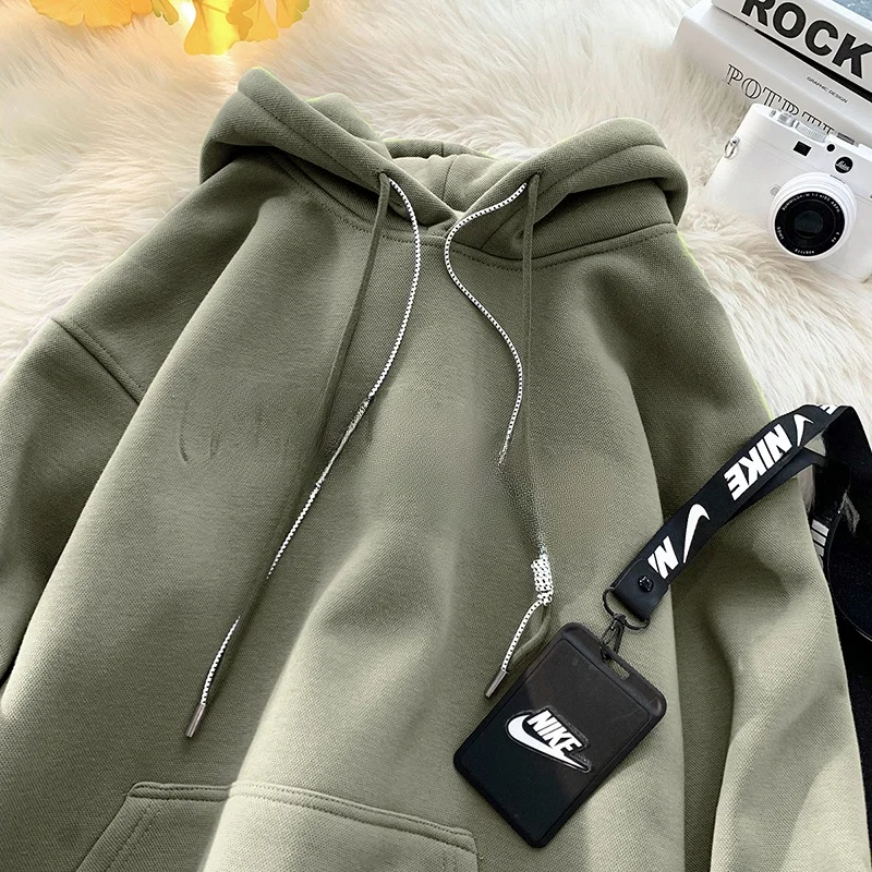 

Retro American Hoodie Men's Spring Autumn Casual Overhead Jaet Teenage Boys Clothing Loose Fit Printed Sweatirt