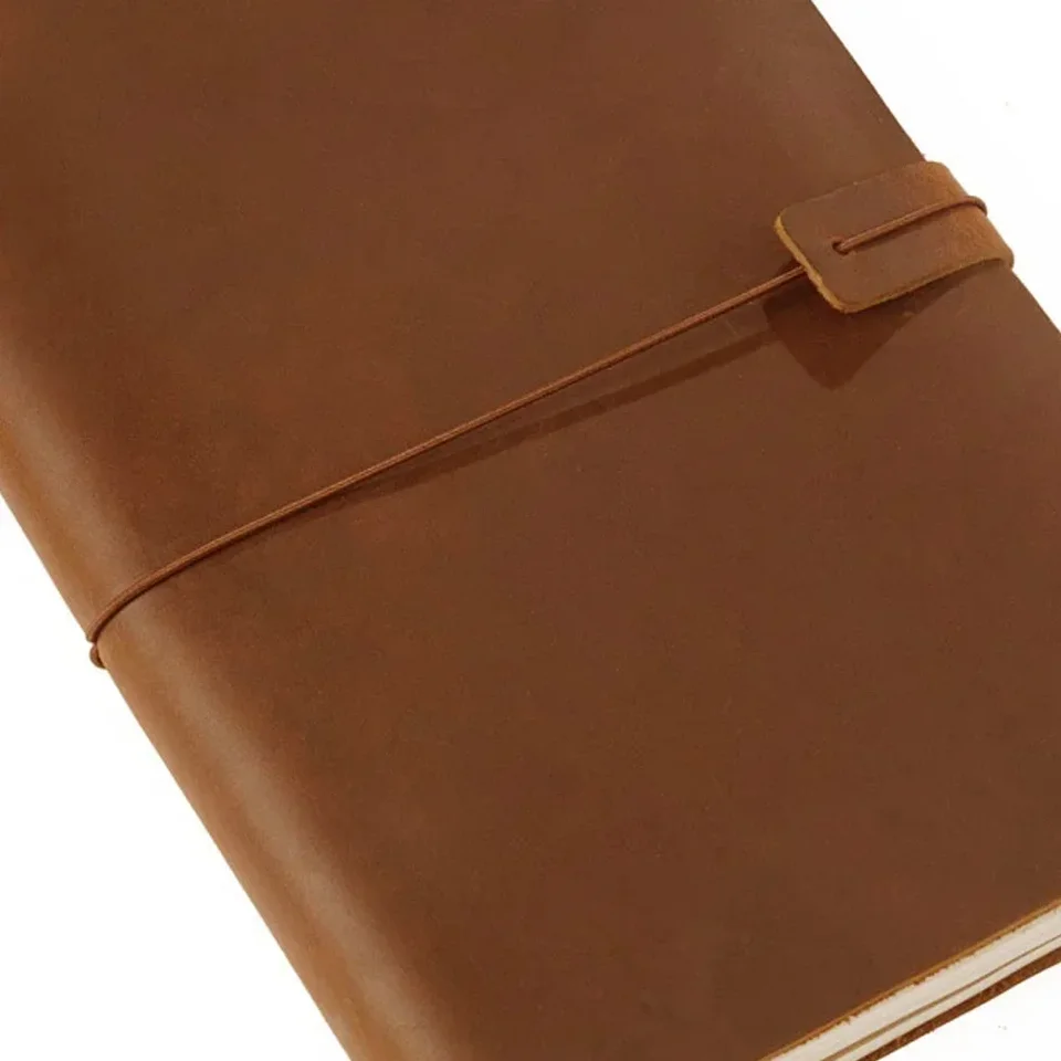Moterm Hot Sale 100% Genuine Leather Notebook Handmade Vintage Cowhide Diary Journal Sketchbook Planner TN Travel Notebook Cover, image 13