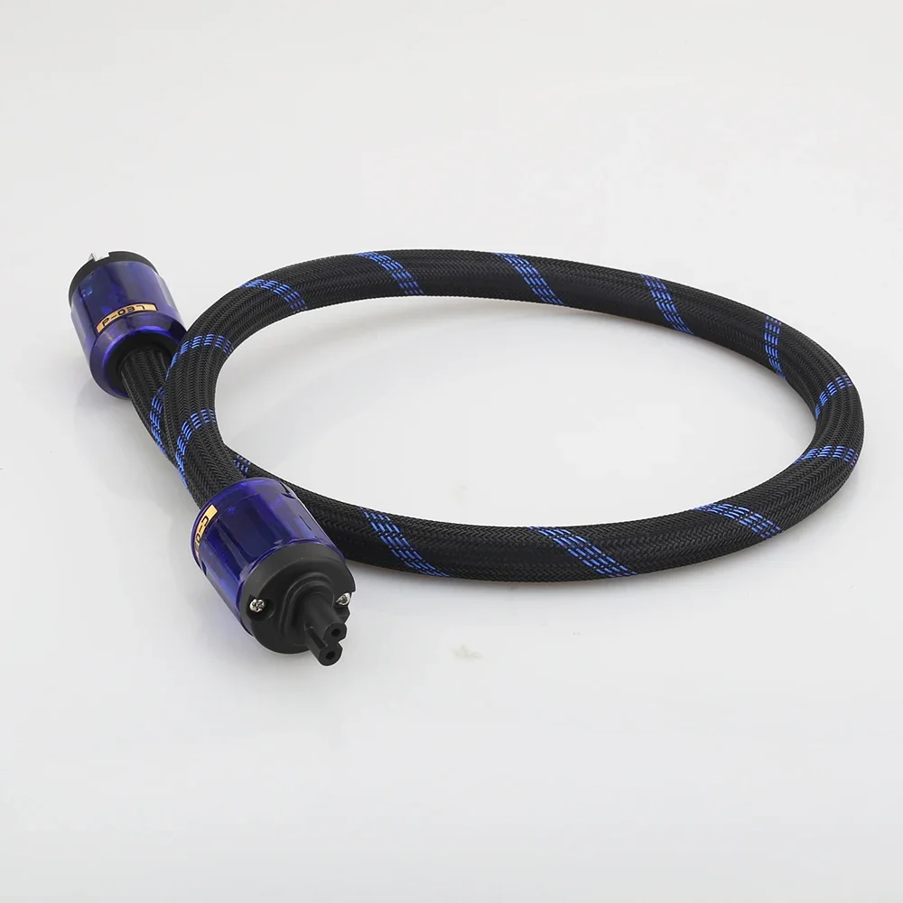 P101 Медный шнур питания США с гнездом IEC Рисунок 8, аудиофильский