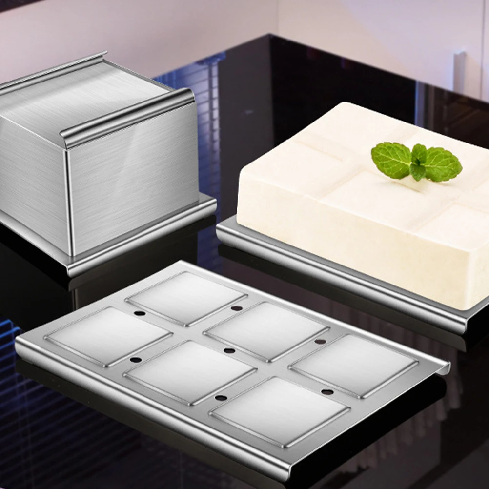 

Mold Steel Kitchen Tool Maker Tofu Press Stainless Steel Tofu Presser Mold Bean Curds Practical