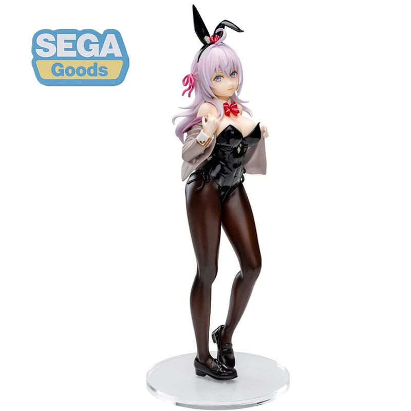 Original SEGA Luminasta Alisa Mikhailova Kujou Bunny Girl Alya Sometimes Hides Her Feelings in Russian Anime Model Toys 20Cm