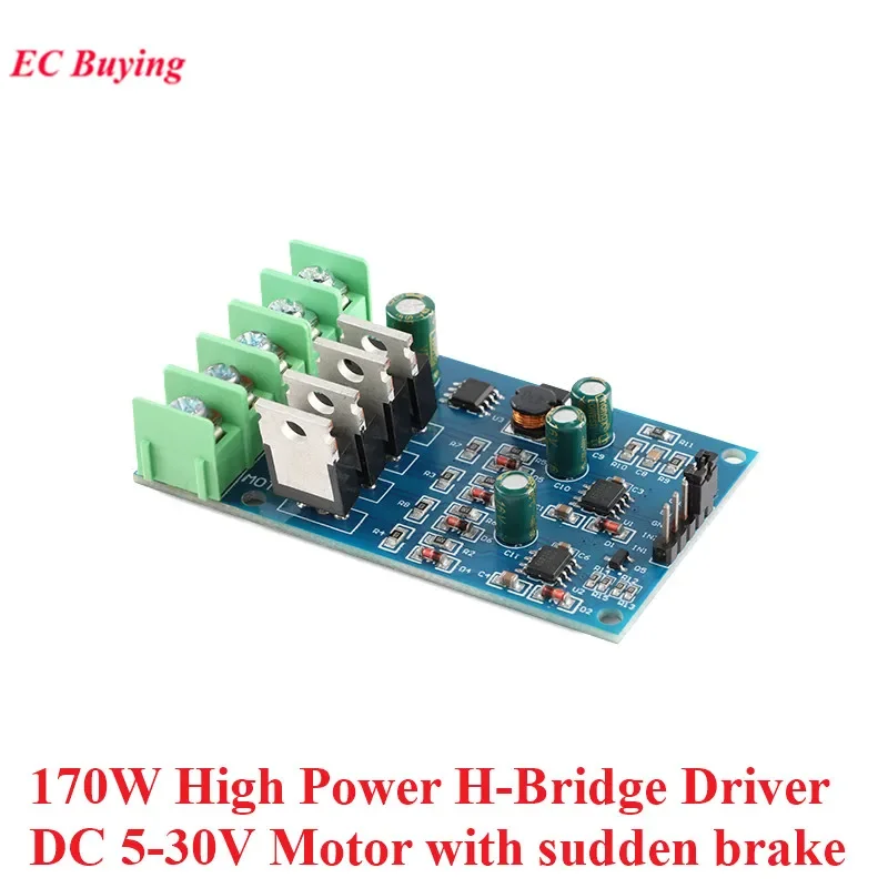 AliExpress EC Buying 170W DC 5-30V High Power H-Bridge Motor Driver Module NMOS Brake Duty Cycle for Motor 4 External NMOS Tubes Two PWM Input