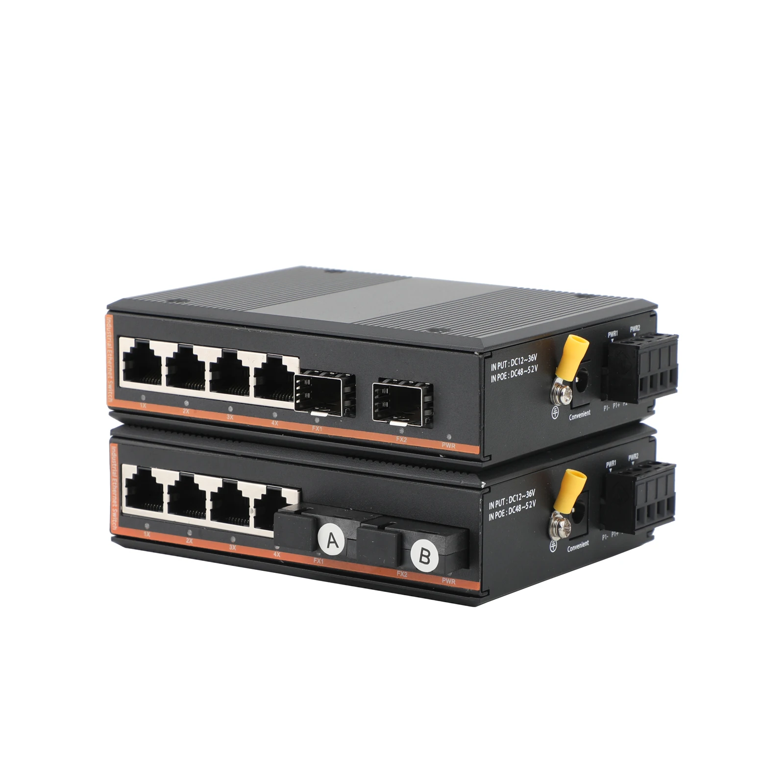 جيجابت 2 بصري 4 كهربائي 1000 ميجابت في الثانية ألياف واحدة وضع واحد SC/SFP مفتاح منفذ إرسال واستقبال الألياف البصرية