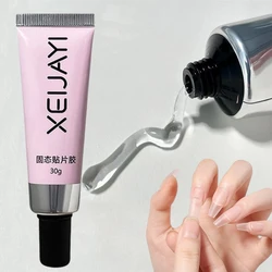 1PCS UV/LED Gel Nail Glue Crystal Clear Strong Adhesive For False Nails Rhinestone & Resin Gem Application Easy Removal