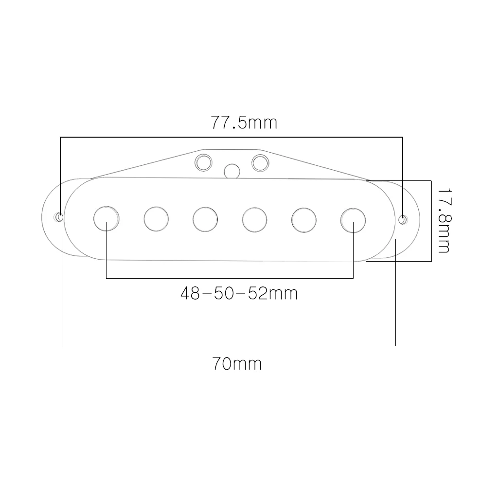 الغيتار الكهربائي Ceremic المغناطيس لاقط الرقبة ، جسر الأوسط ، التقاطات لفائف واحدة ل ST SSS ، مجموعة استبدال أجزاء ديي