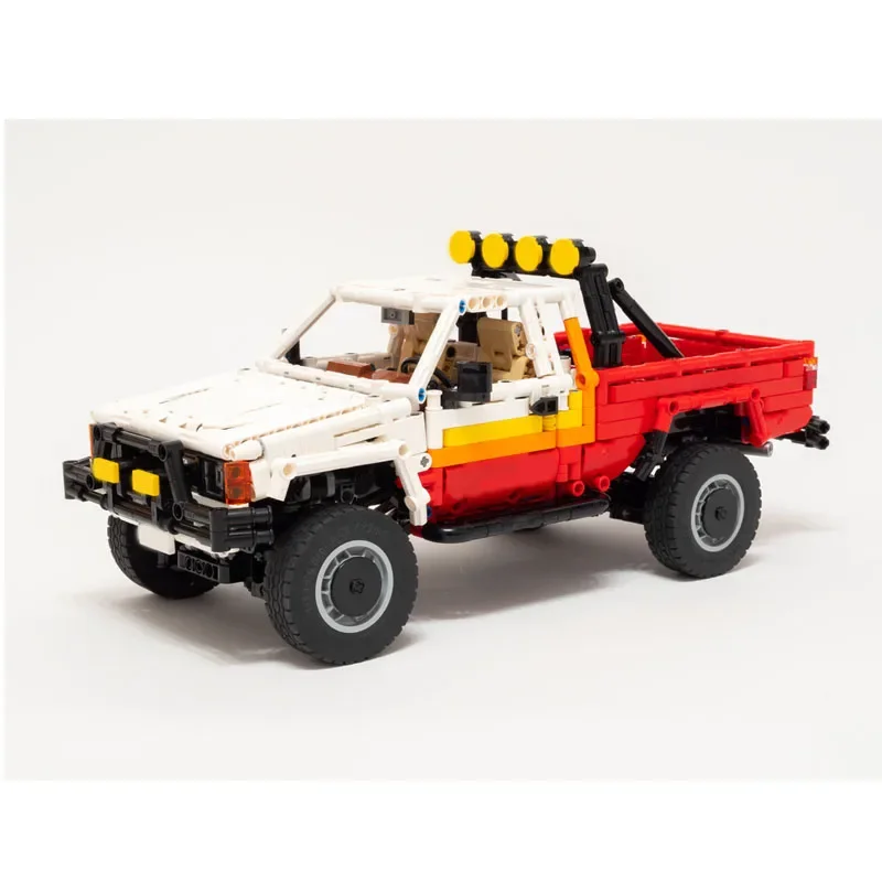 New MOC-190349 Super Car 4x4 SR5 Pickup Truck Construction DIY Building Blocks 1572PCS Children's Birthday Toys Christmas Gifts