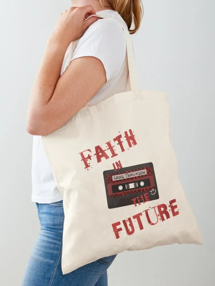 

Faith In The Future CASSETTE Tote Bag Portable shopping bag Candy bags Women's bags the tote bag