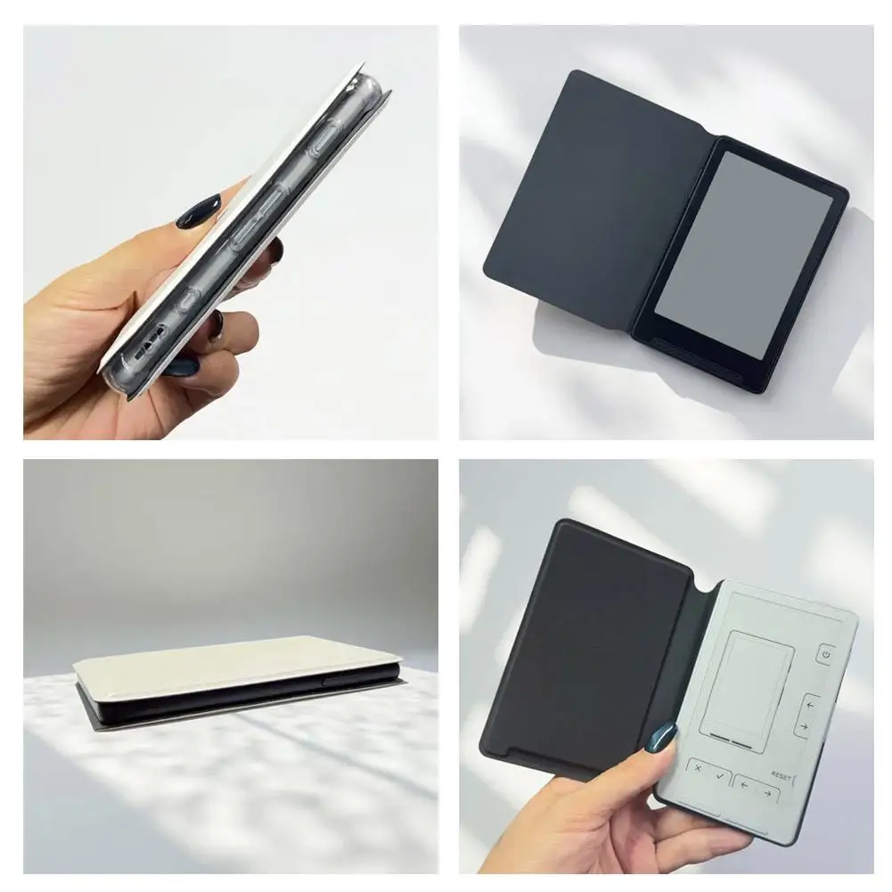 PU Leather Surface Protective Cover Detachable Magnetic Split Scratch Resistant & Waterproof Protective Shell for XTEINK X4 X3