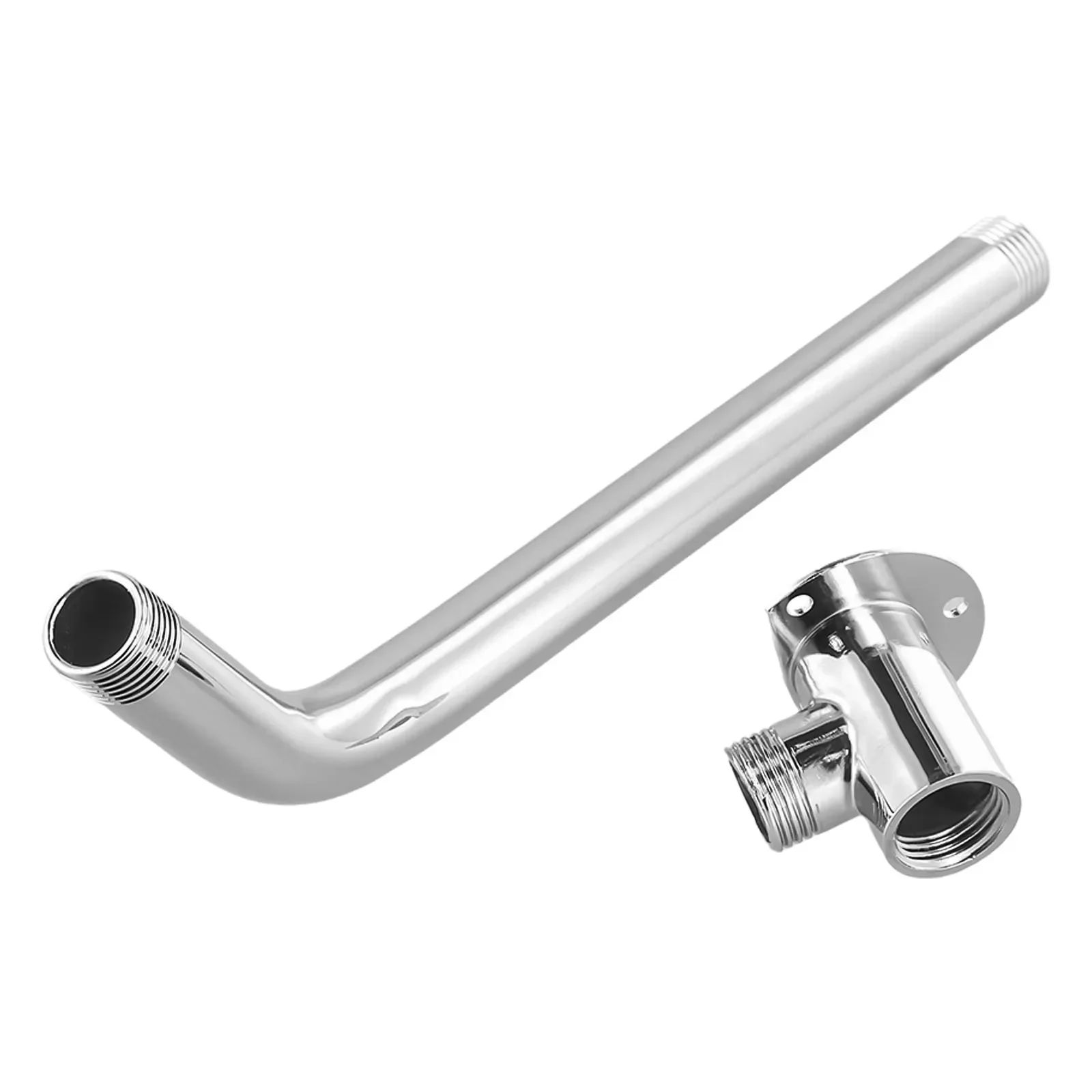 Boquilla de cabezal de ducha de acero inoxidable, brazo de extensión montado en la pared, accesorios de baño