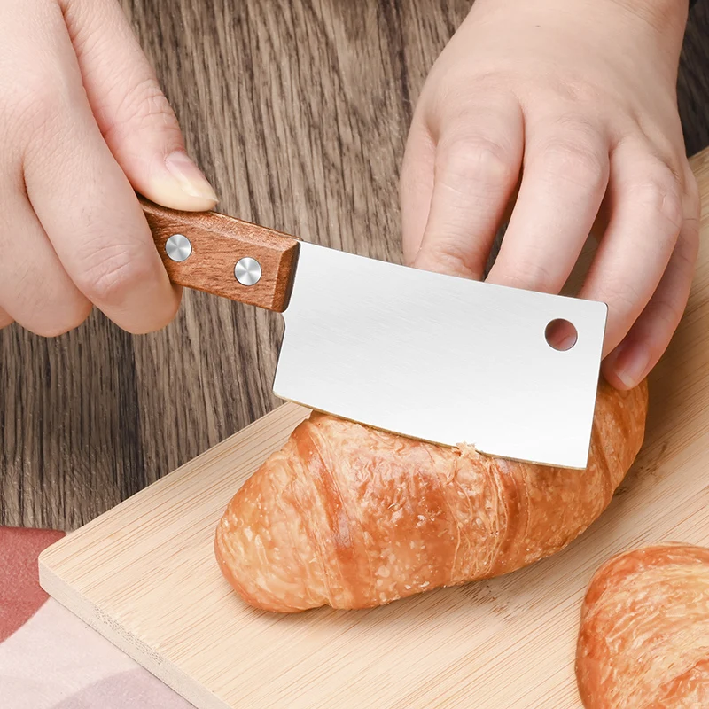 Mini kitchen multifunctional meat slicing knife, small vegetable knifewomen special knife,household sharp stainless steel knife
