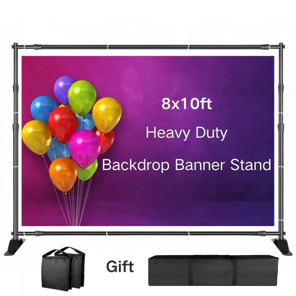 Versatile Heavy Duty Backdrop Stand Photo Frame Photography Wedding Bithday Decoration School Photographic Backdrop Party