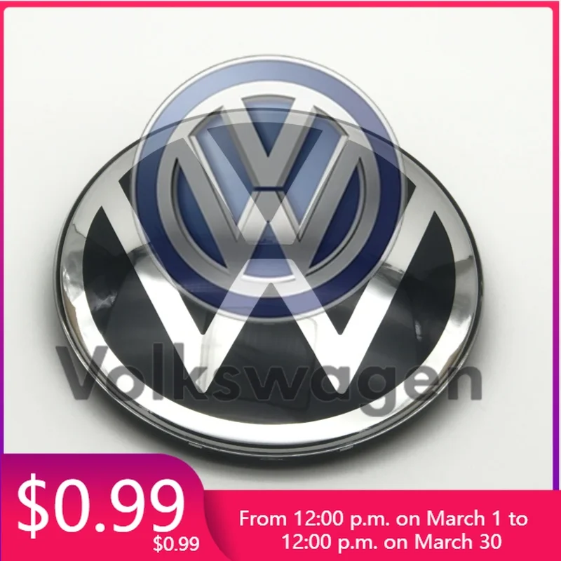 

2026 Hot Styling Mouldings For VW Volkswagen Jetta MK5 Golf 760853601E Car Emblem Front Emblem For VW Tiguan L Tharu Tayron Toua