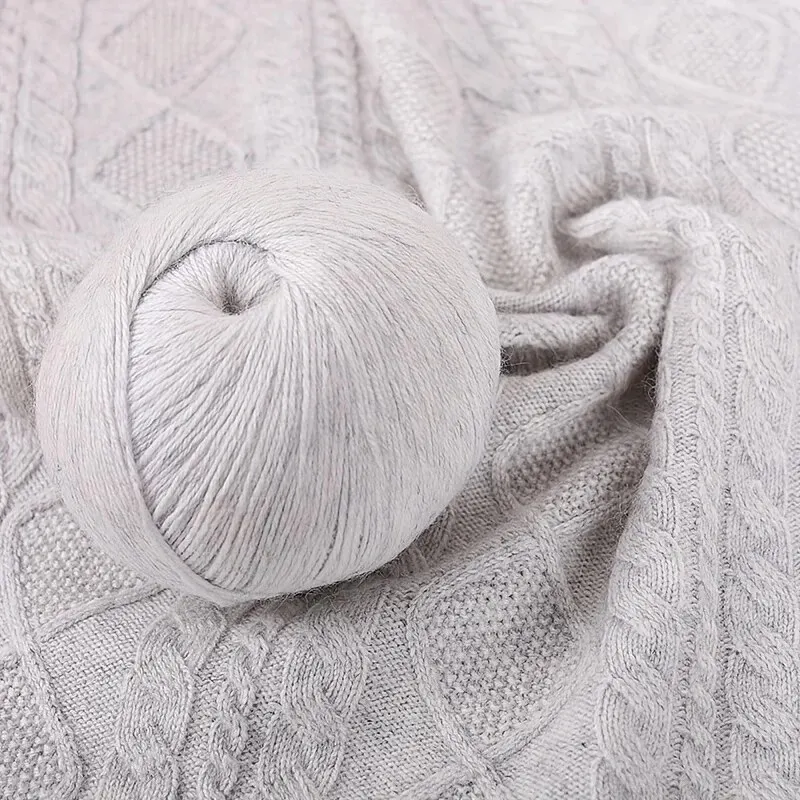 6 Handmade Woven Cashmere Balls, Used for Making Sweaters, Hats, Scarves, and Knitted Yarn