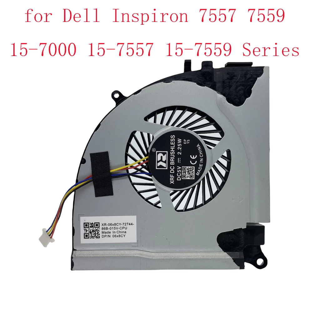 

Сменный вентилятор для ноутбука Dell Inspiron 7557 7559 15-7000 15-7557 15-7559 15-, охлаждающий вентилятор DP/N 0RJX6N