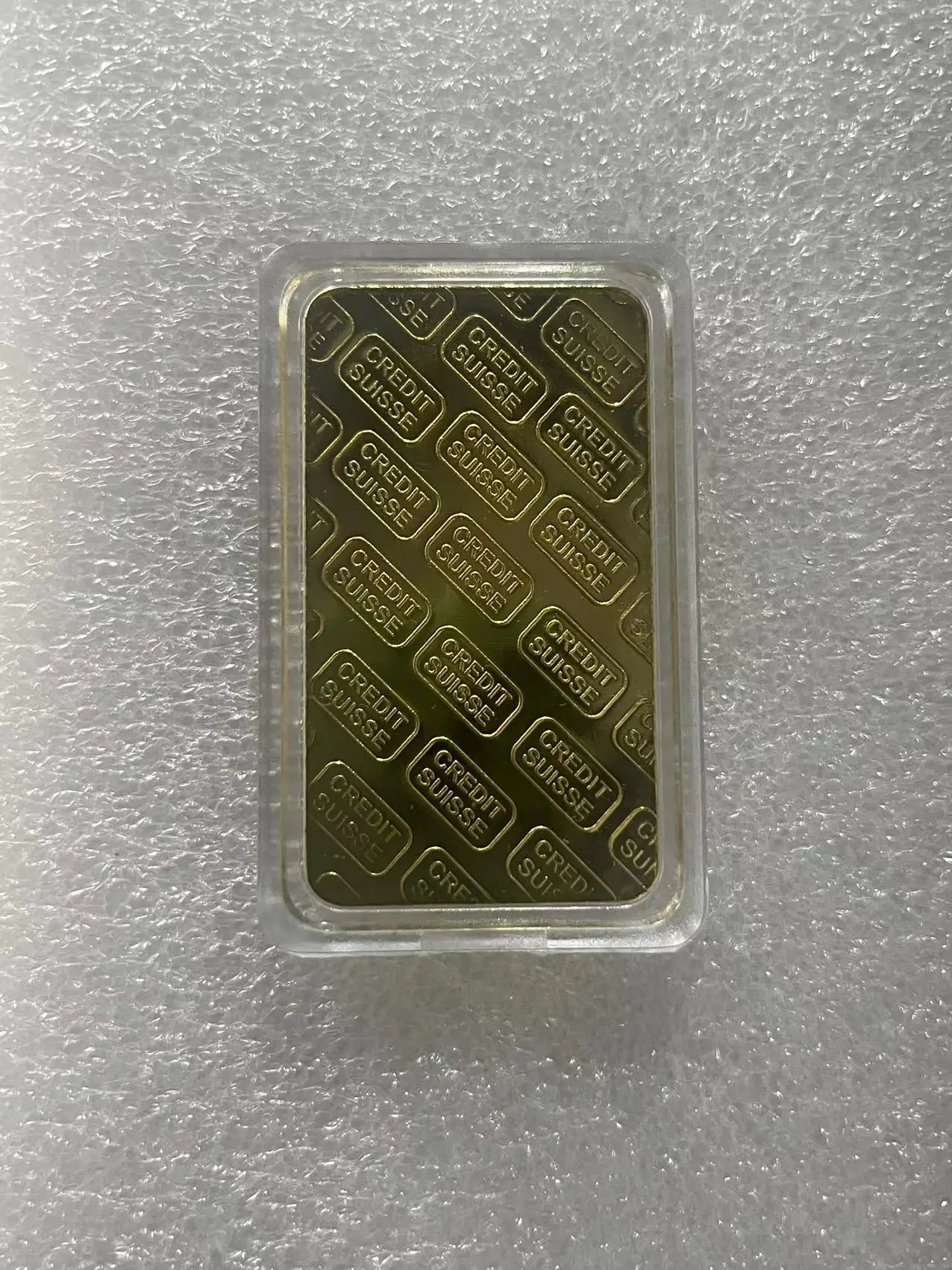 Gifts 1 pcs Credit bullion bar Switzerland 1 OZ plated ingot badge 50 mm x 28 mm coins with Different serial number.cx