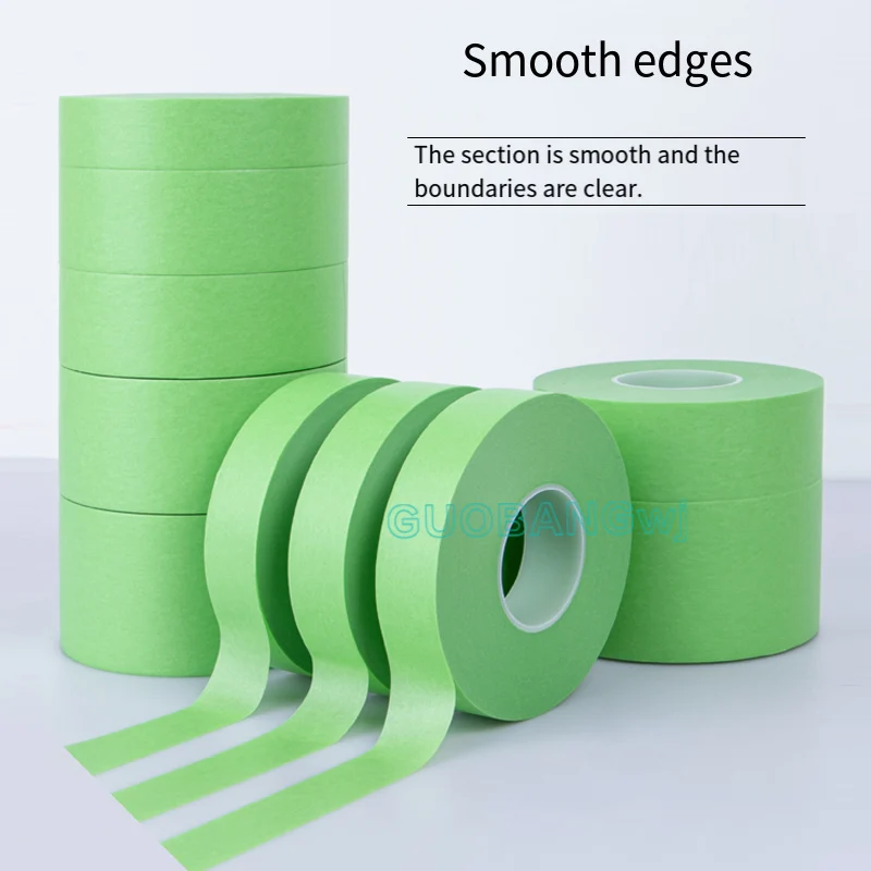 Long Masking Tape Wall Spraying Paint Hand Tear Paper Tape DIY Single Side Adhesive Tape for Car House Oil Painting Sketch 50M
