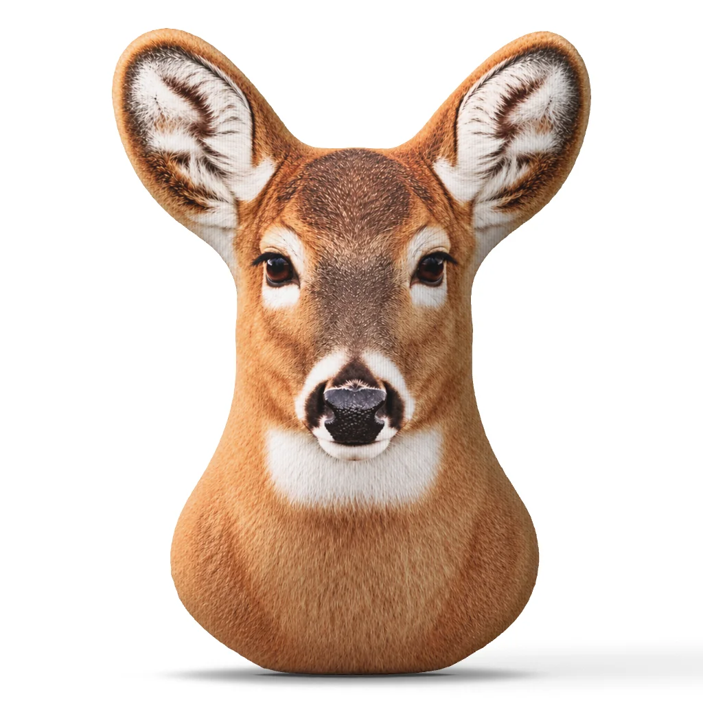 woodland deer forest animal Shaped Pillow Cushion Irregular Stuffed Throw Pillow for Sofa Home Decoration Gift