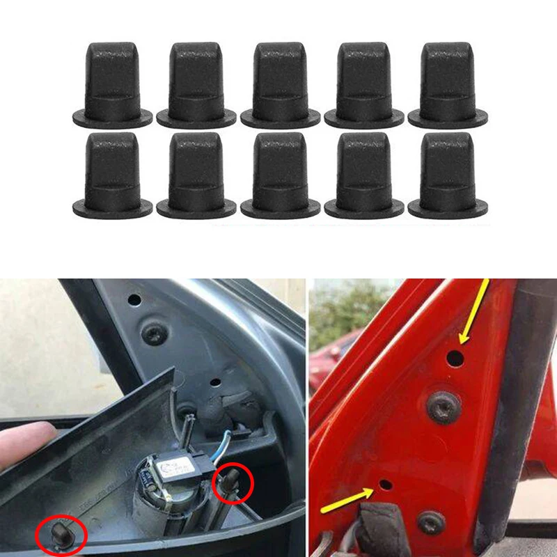 Rearview Mirror Clip screws Interior Panel Grommet Socket Emblem For VW Golf1 2 convertible Polo Vento Skoda Oktavia 191853615