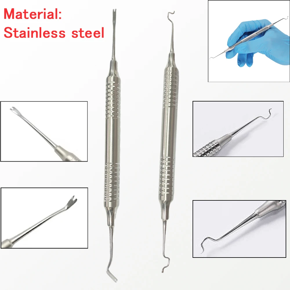 Dental Kieferorthopädische Archwire Placer Dental Ligatur Krawatte Placer Werkzeug Twirl-on Modul Bogen Draht Platzierung Ligation Ring Halter