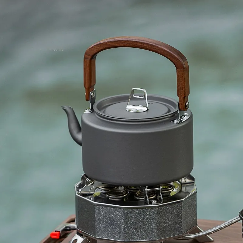 

Ultralight aluminum alloy teapot portable tea pot around the stove Outdoor camping Fast heat conduction Durable