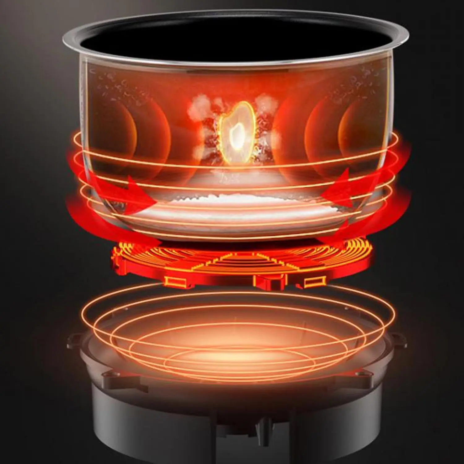 Мини-рисоварка на 2 л, дорожная рисоварка на 2-4 человека со съемной кастрюлей с антипригарным покрытием, корзина для приготовления на пару, мерная чашка, лопатка для риса для автомобиля