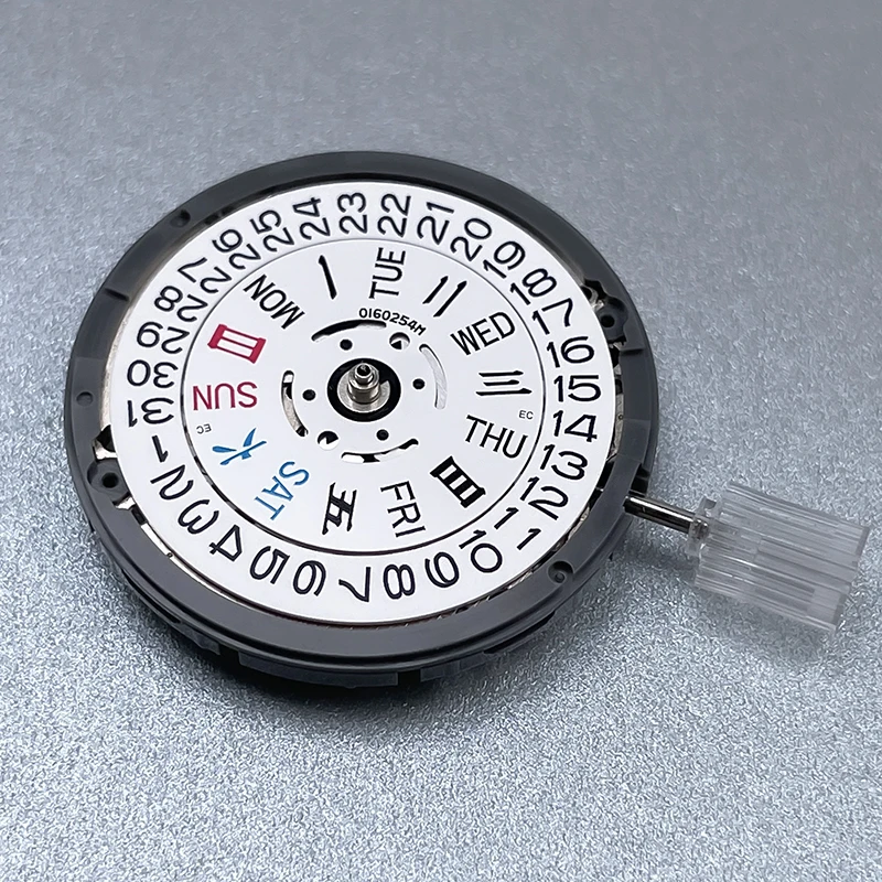 

White Calendar NH36 Automatic Mechanical Movement High Accuracy 24 Jewels Date at 3 O'clock Watch Accessories Replacement Parts