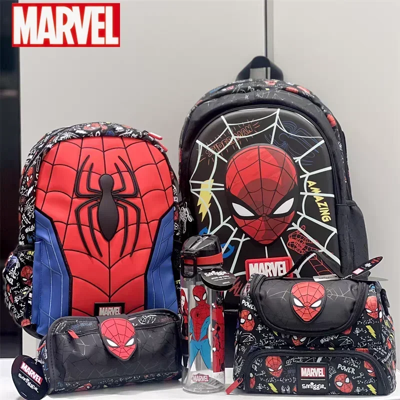 Marvel Spider-man plecak dla dzieci Smiggle Wheel tornister plecak dziecięcy torby na kółkach prezenty na gorąco