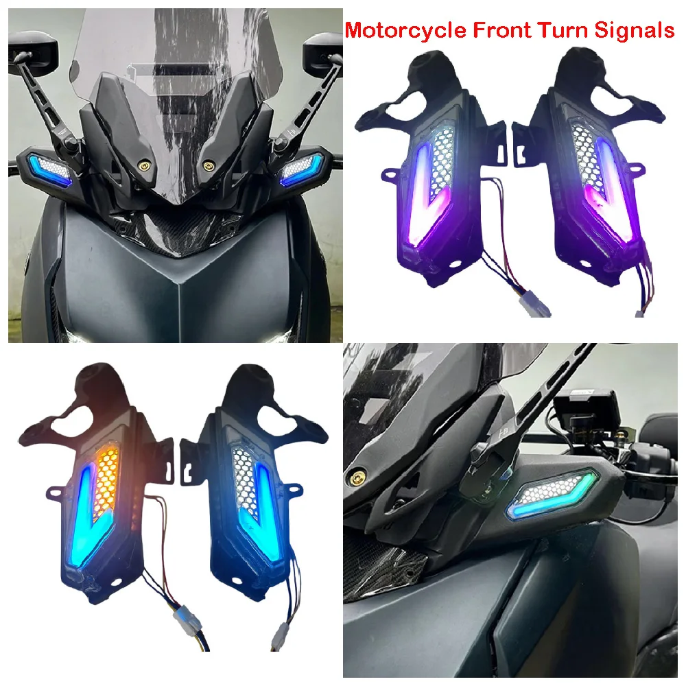 ヤマハ-xmax300-xmax-300-x-max-250-abs-x-max300-2023-2024-2025-オートバイフロントウインカー-led-インジケータライトセットに適合