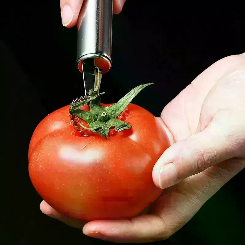 Strainer Remover Stainless Steel Removal Corer Tomato Strawberry Sprout Remover Seed Extractor Easy Handling Fruit Peeler Tomato