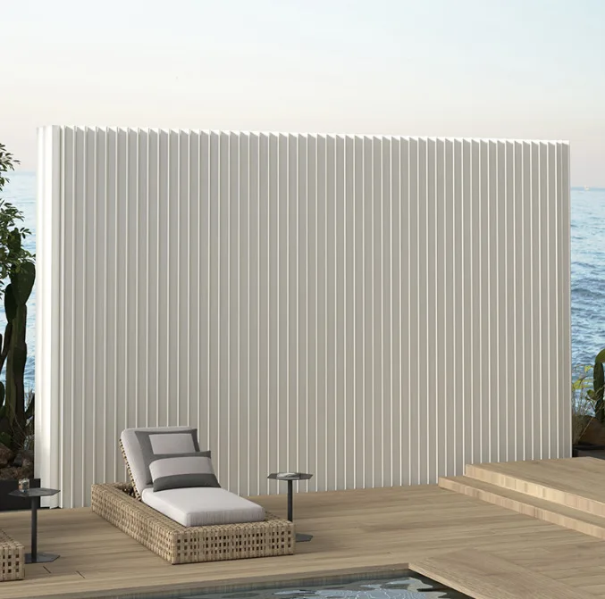 

Outdoor Waterproof Screen, False Wall, Bathroom Space Division, Partition Wall, Retractable, Simple Self-loading Folding Paper S
