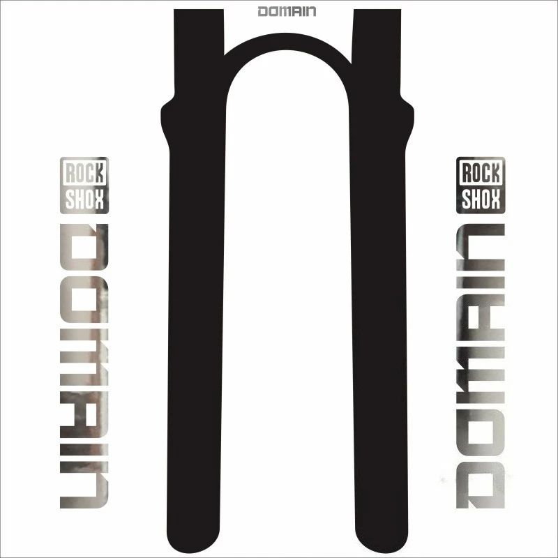 Pegatinas para horquilla delantera Rockshox DOMAIN, pegatinas para horquilla de bicicleta de montaña y carretera, accesorios decorativos impermeables para ciclismo