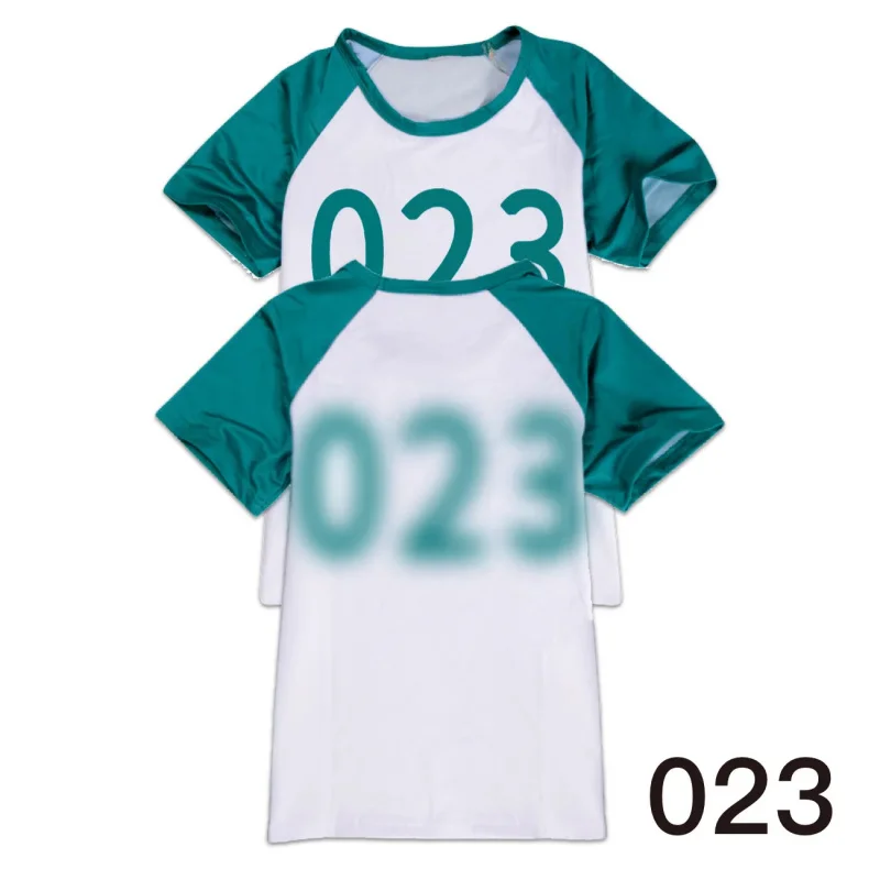 

Halloween Cosplay Costume ♥ Calamari Games Korea Disguise s Blue Sports T-shirt for Team Carnival Pa New 2026 Surprise Clothing
