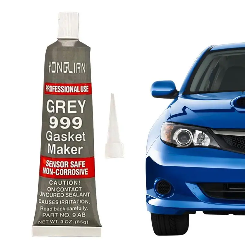 Gasket Sealant 85g Adhesive Grey Glue Strong Adhesive Glue Equipment Repair Paste High Temperature Sealant Neutral Silicone