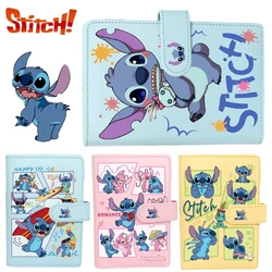 Disney Stitch NoteBook Binders Planner Notepad Cartoon A6 PU Leather Diary Scrapbook Student Writing School Office Stationery