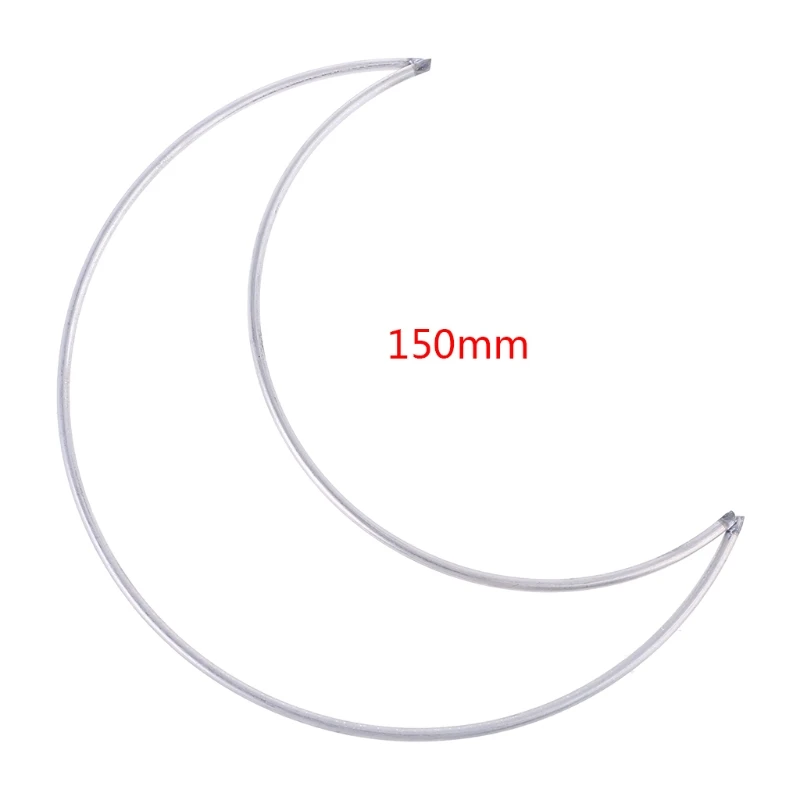 New Metal Dream Catcher Moon Hoop for DIY Handmade Dreamcatcher Macrame Material Accessories Crafts